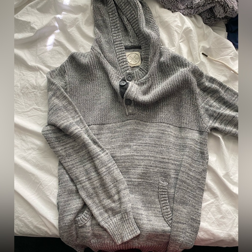 BIRCH BLACK XL KNITTED SWEATSHIRT XL